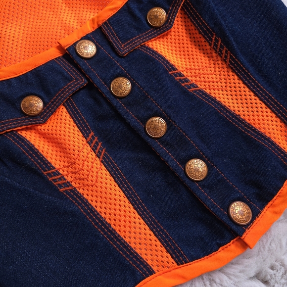 Vintage Jean Paul Gaultier Y2K 90s Archival Denim Corset Top - Picture 6 of 9